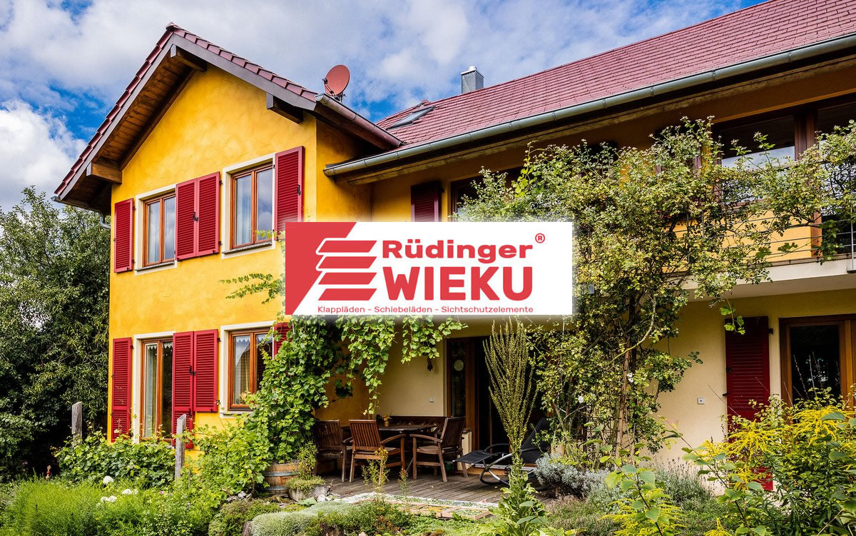 Fensterladen in Deutschland - Rüdinger WIEKU: Klappladen, Drehladen, Schiebeladen, Sichtschutzelemente, Faltschiebeladen